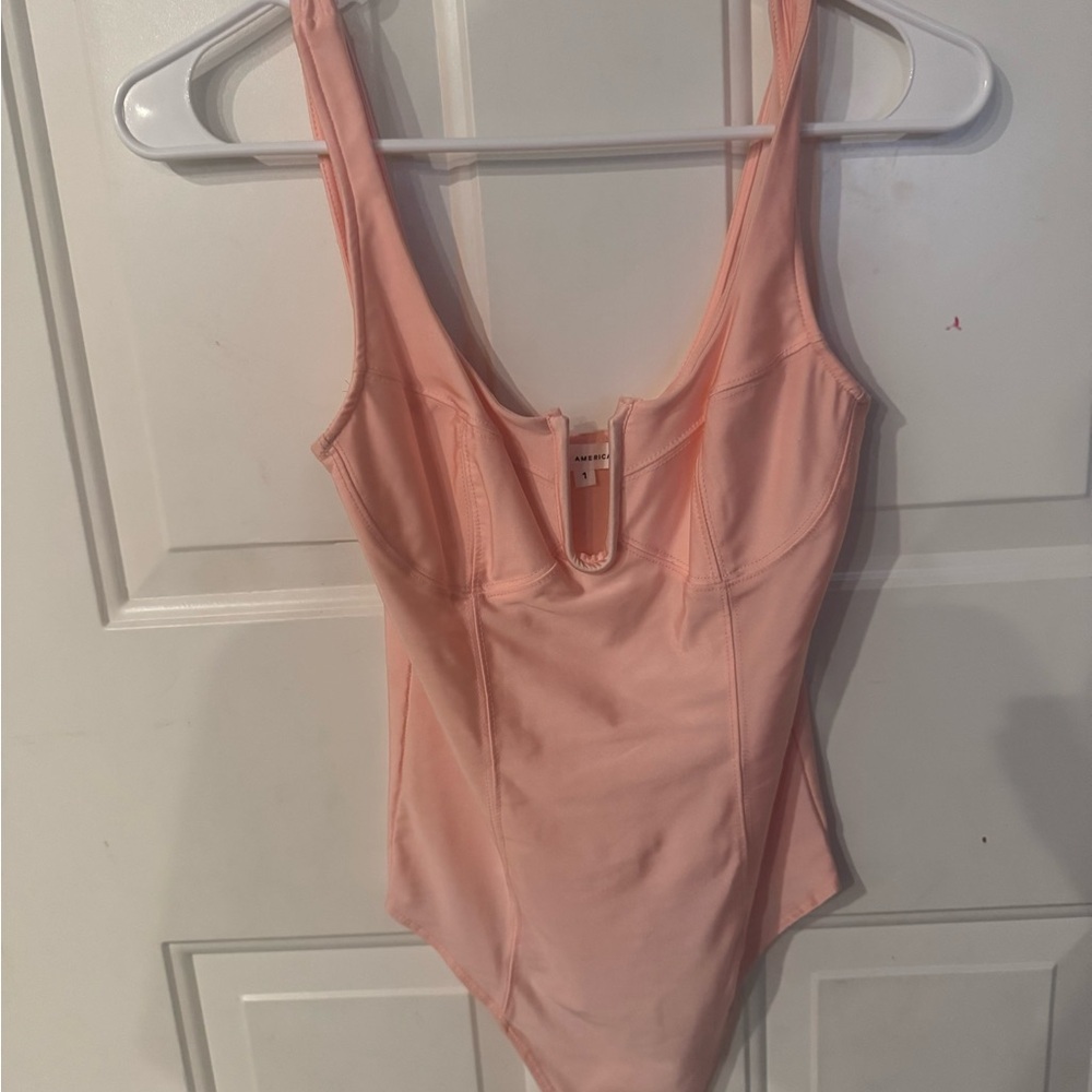 Pink bodysuit Good American